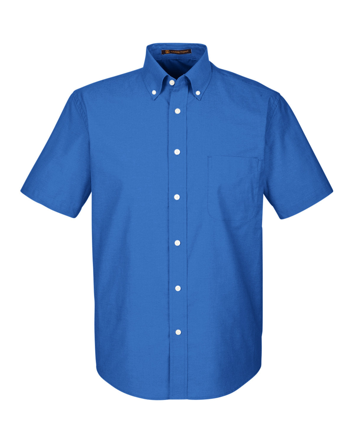 Harriton Men's Short-Sleeve Oxford with Stain-Release - Release