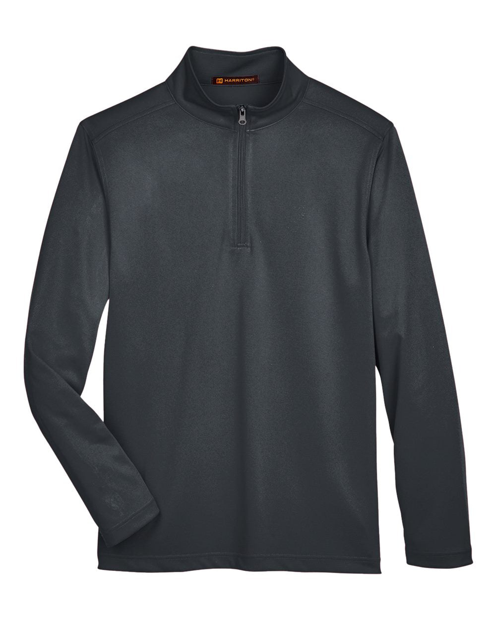Harriton Men's Advantage Snag Protection Plus Quarter-Zip - Dark Charcoal