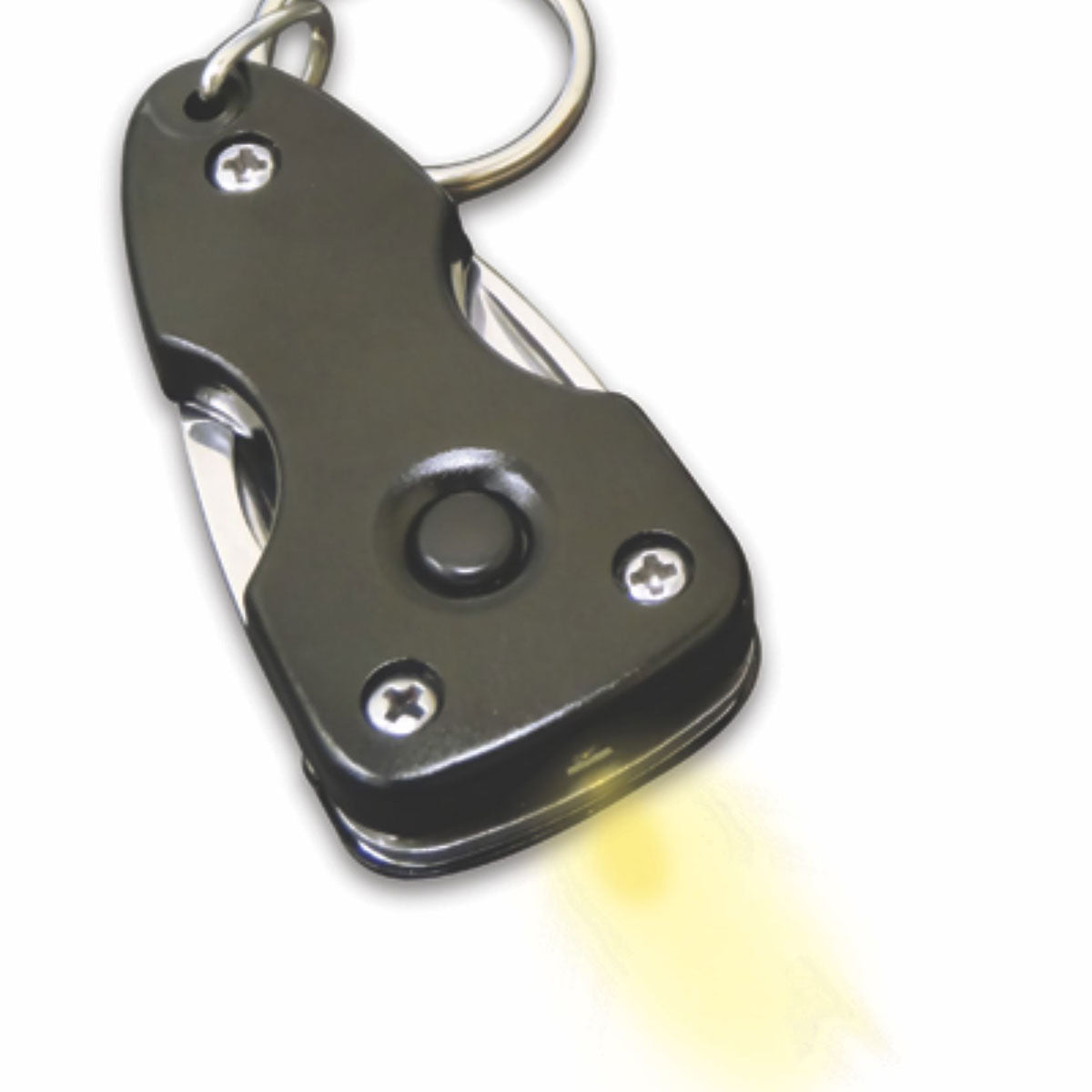 Mini 5-Function Multi-Tool Key Tag - Black