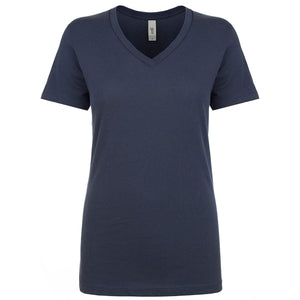 Next Level Women's Ideal V-Neck T-Shirt - Indigo