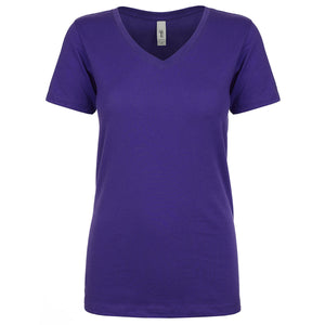 Next Level Women's Ideal V-Neck T-Shirt - Purple Rush