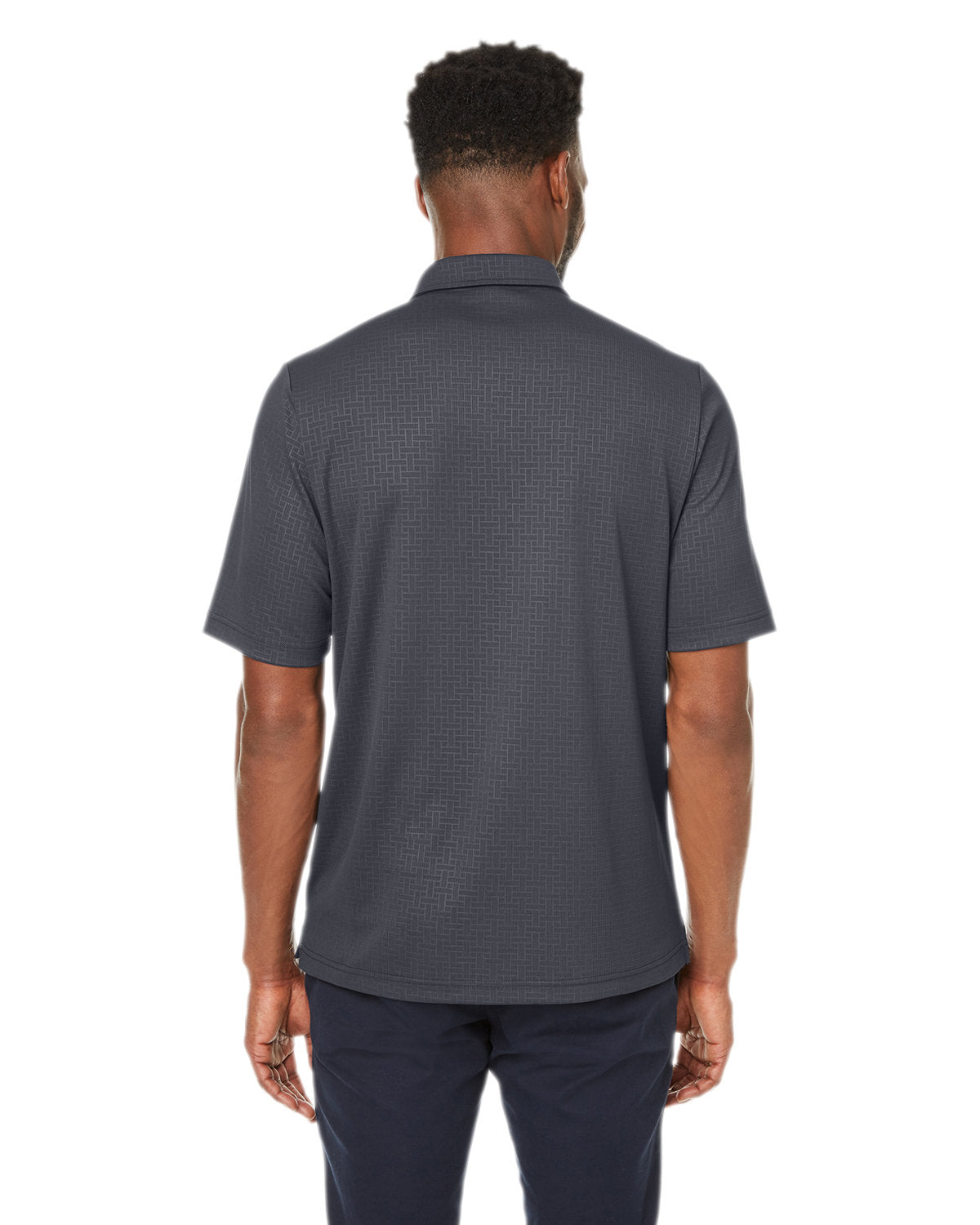 North End Men's Replay Recycled Polo - Back