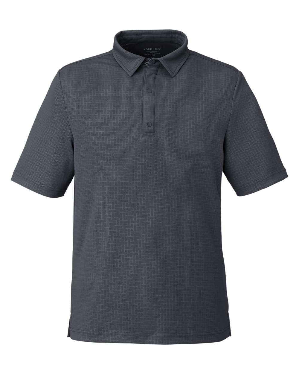 North End Men's Replay Recycled Polo - Carbon