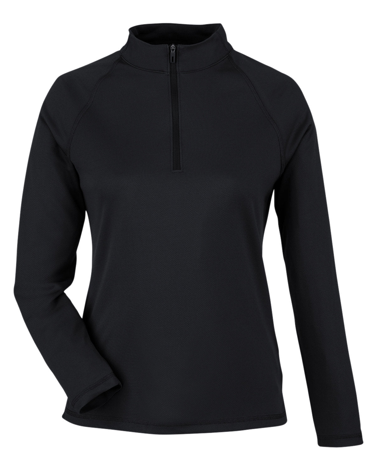 North End Ladies' Revive coolcore® Quarter-Zip - Black