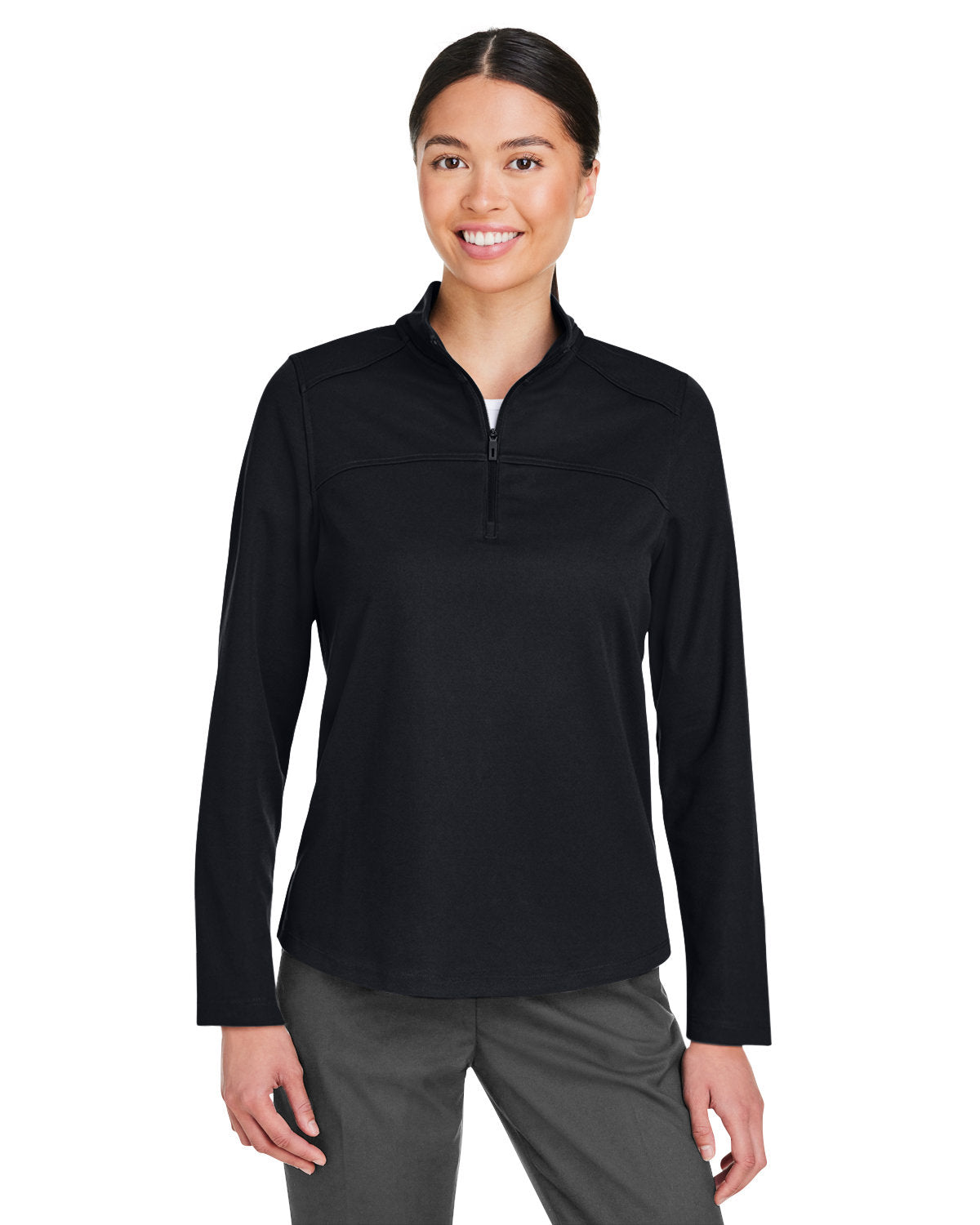 North End Ladies' Express Tech Performance Quarter-Zip - Front