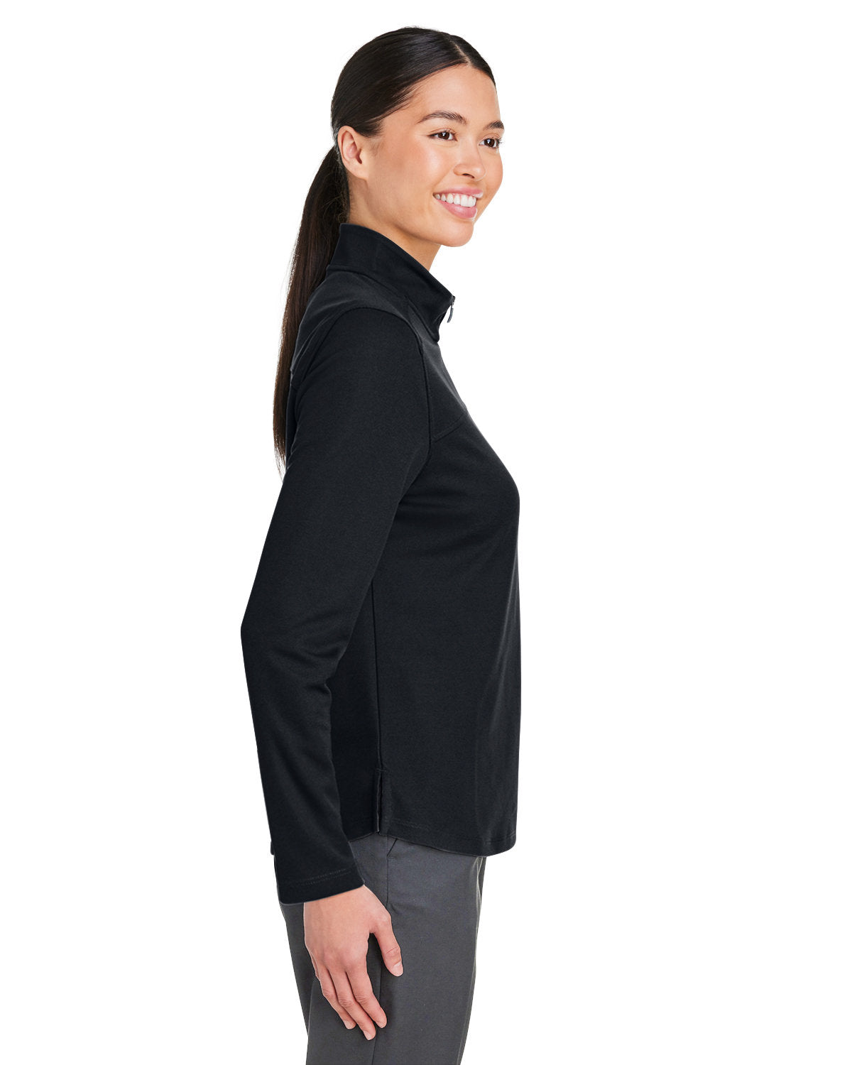 North End Ladies' Express Tech Performance Quarter-Zip - Side