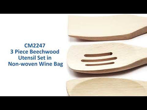 3 Piece Utensil Set in Wine Bag - CM2247