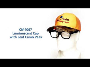 Luminescent Cap with Leaf Camouflage Peak - HP4067 - Camouflage