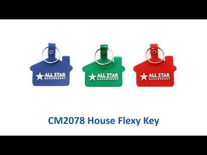 House Flexy Key Tag - CM2078 - Blue