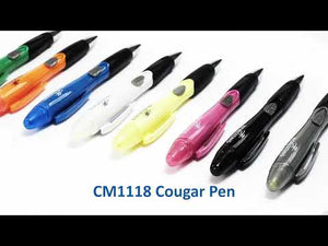 Cougar Slide-Action Promotional Pen CM1118 - Yellow