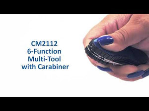 6-Function Multi-Tool with Carabiner - Imprinted