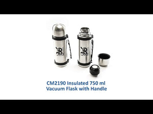 750 ml. Insulated Vacuum Flask - CM2190 - Stainless Steel