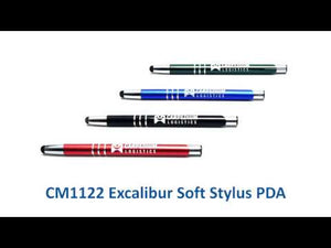 Excalibur Metal Promotional Pen with Soft Stylus