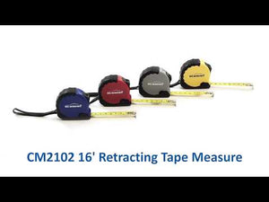 16 foot Retractable Metal Tape Measure