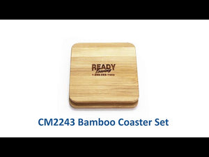 Round Bamboo Coaster - 6 Piece Set