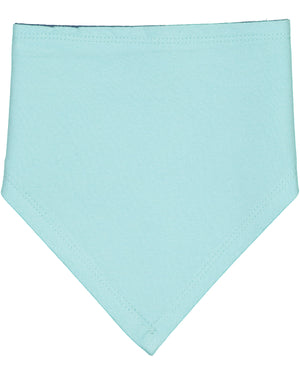 Rabbit Skins Infant Premium Jersey Bandana Bib - Chill/Indigo