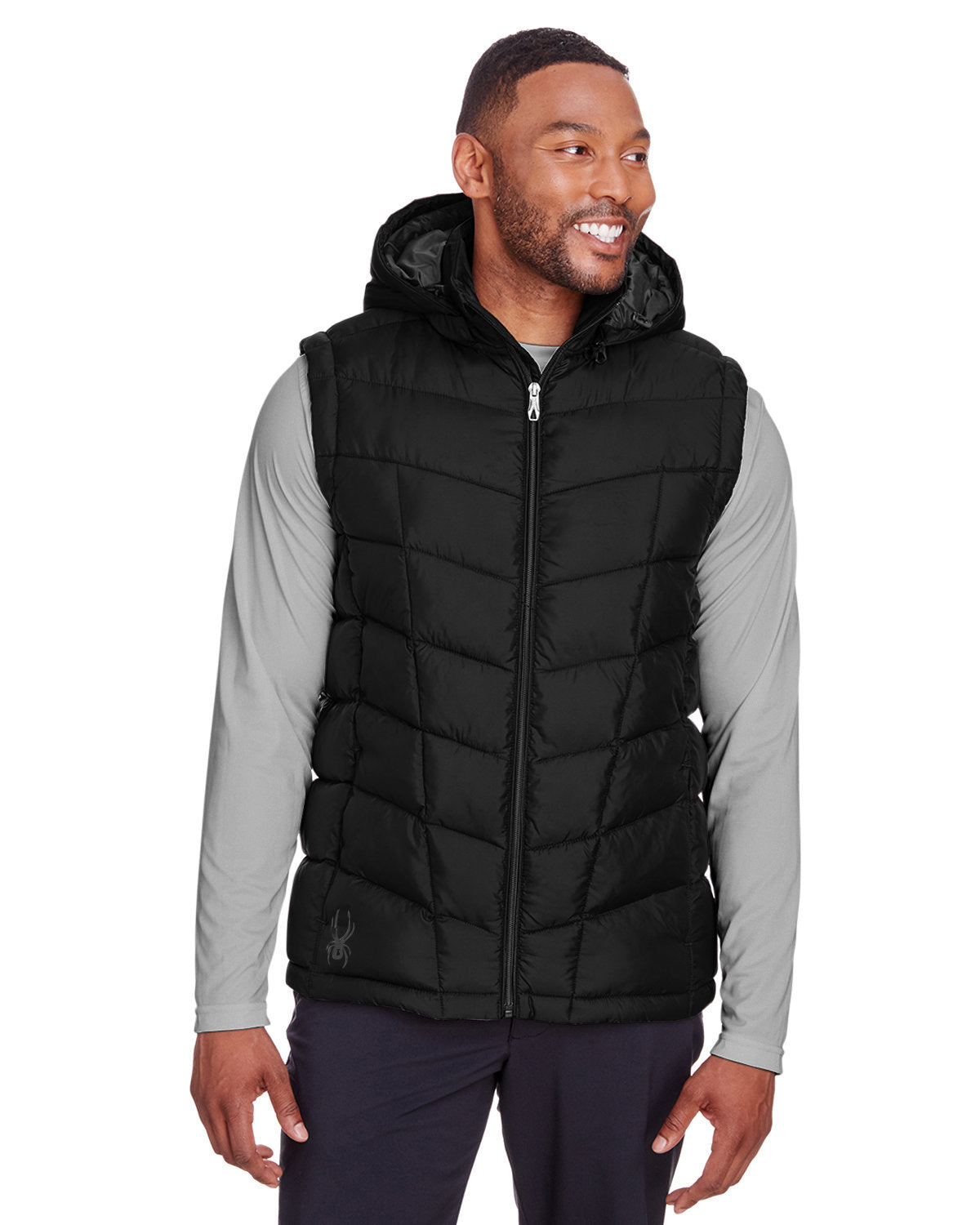Spyder Men's Pelmo Puffer Vest - Front