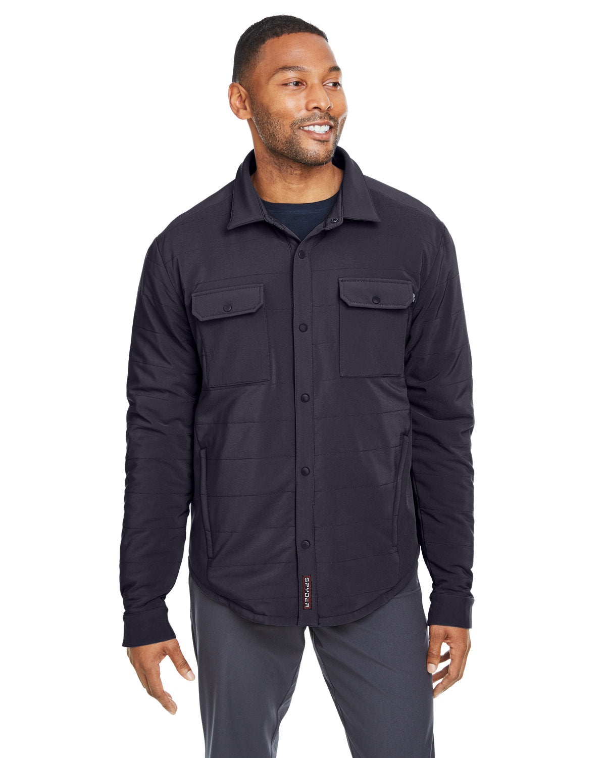 Spyder Adult Transit Shirt Jacket - Front