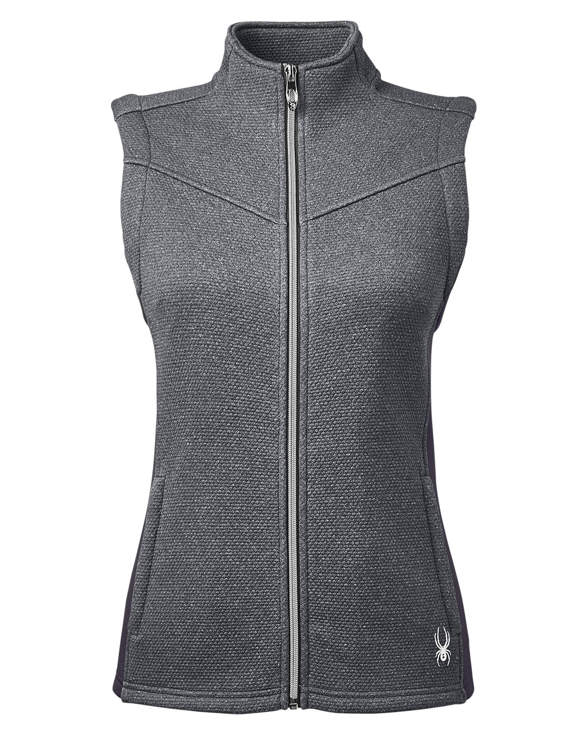 Spyder Ladies' Pursuit Vest - Black Hthr/Pol