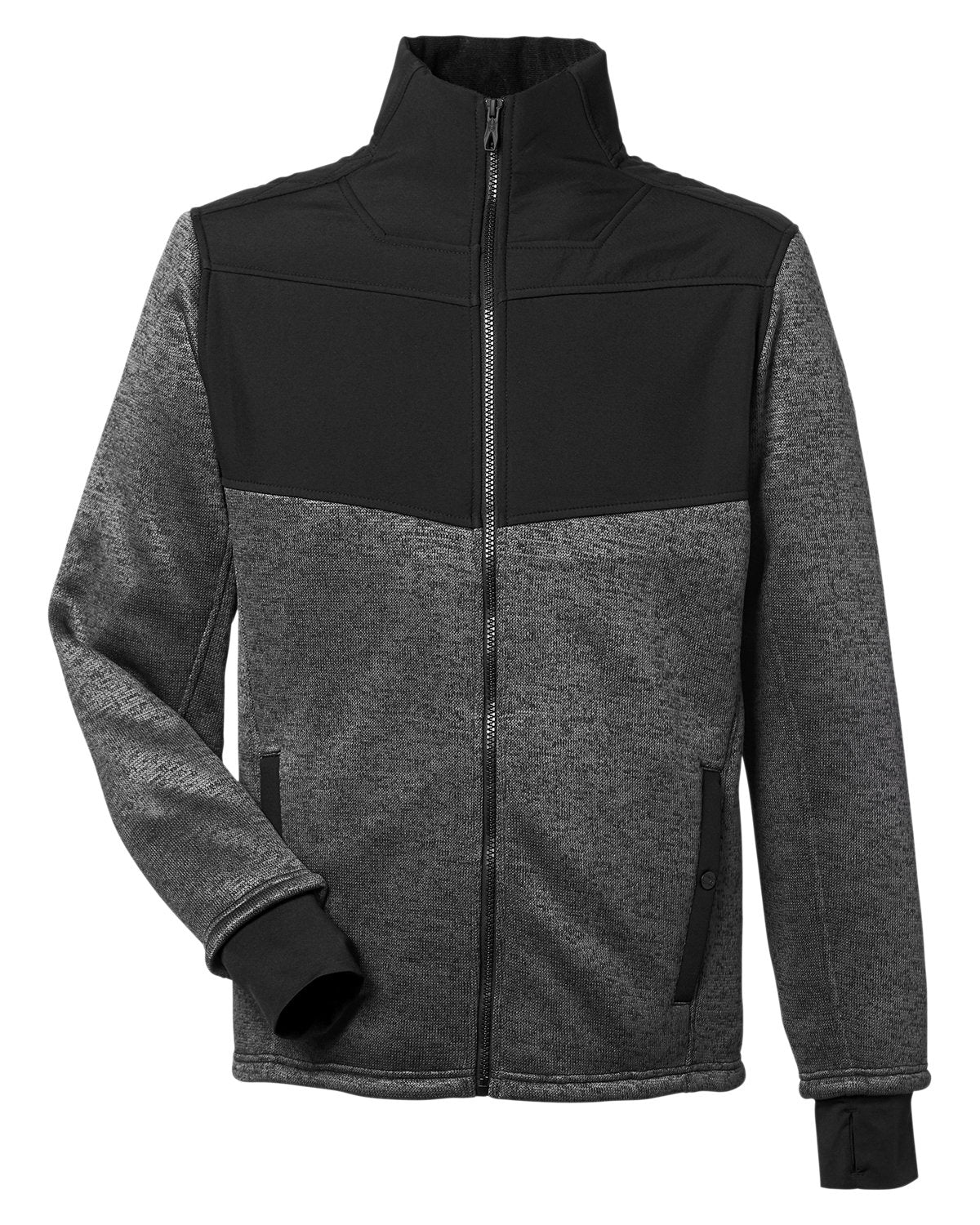 Spyder Men's Passage Sweater Jacket - Polar Powdr/Blk