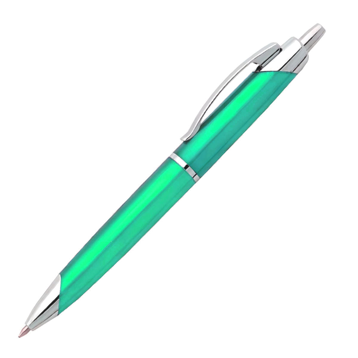 S2000 Plastic Plunger Action Pen - Green