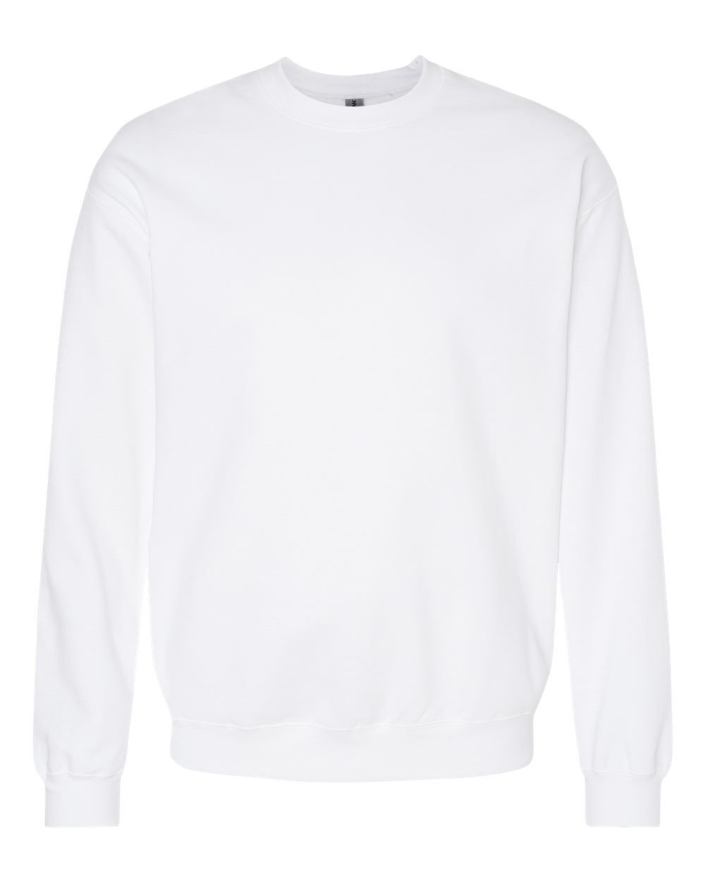 Gildan Adult Softstyle® Fleece Crew Sweatshirt - White