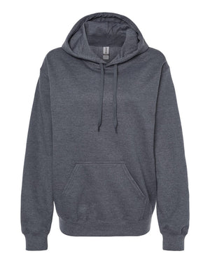 Gildan Adult Softstyle® Fleece Hooded Sweatshirt - Dark Heather