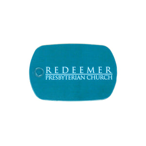 Poly Laminate Key Tag - Standard Oval - White