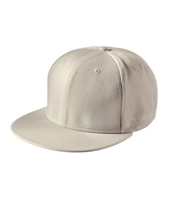 NEW ERA® Flat Bill Snapback Cap - Custom Embroidered - Stone
