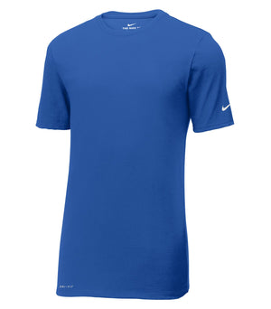 Nike Dri-Fit Cotton/Poly Tee - Rush Blue