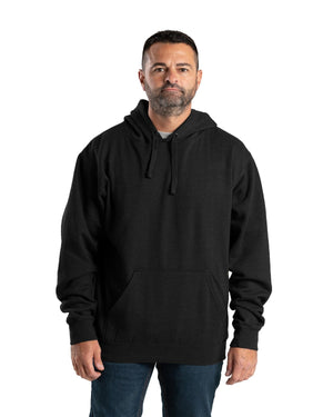 Berne Men's Tall Signature Sleeve Hooded Pullover - Black