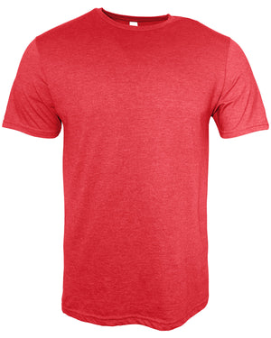 Threadfast Epic Unisex CVC T-Shirt - Heather Red