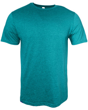 Threadfast Epic Unisex CVC T-Shirt - Heather Teal