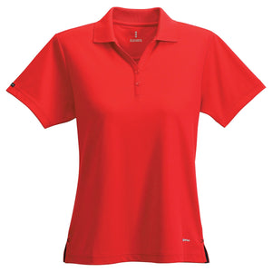 Women's MORENO Short Sleeve Performance Polo - Red
