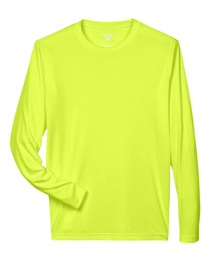 Team 365 Men's Zone Performance Long-Sleeve T-Shirt - Safety Yellow