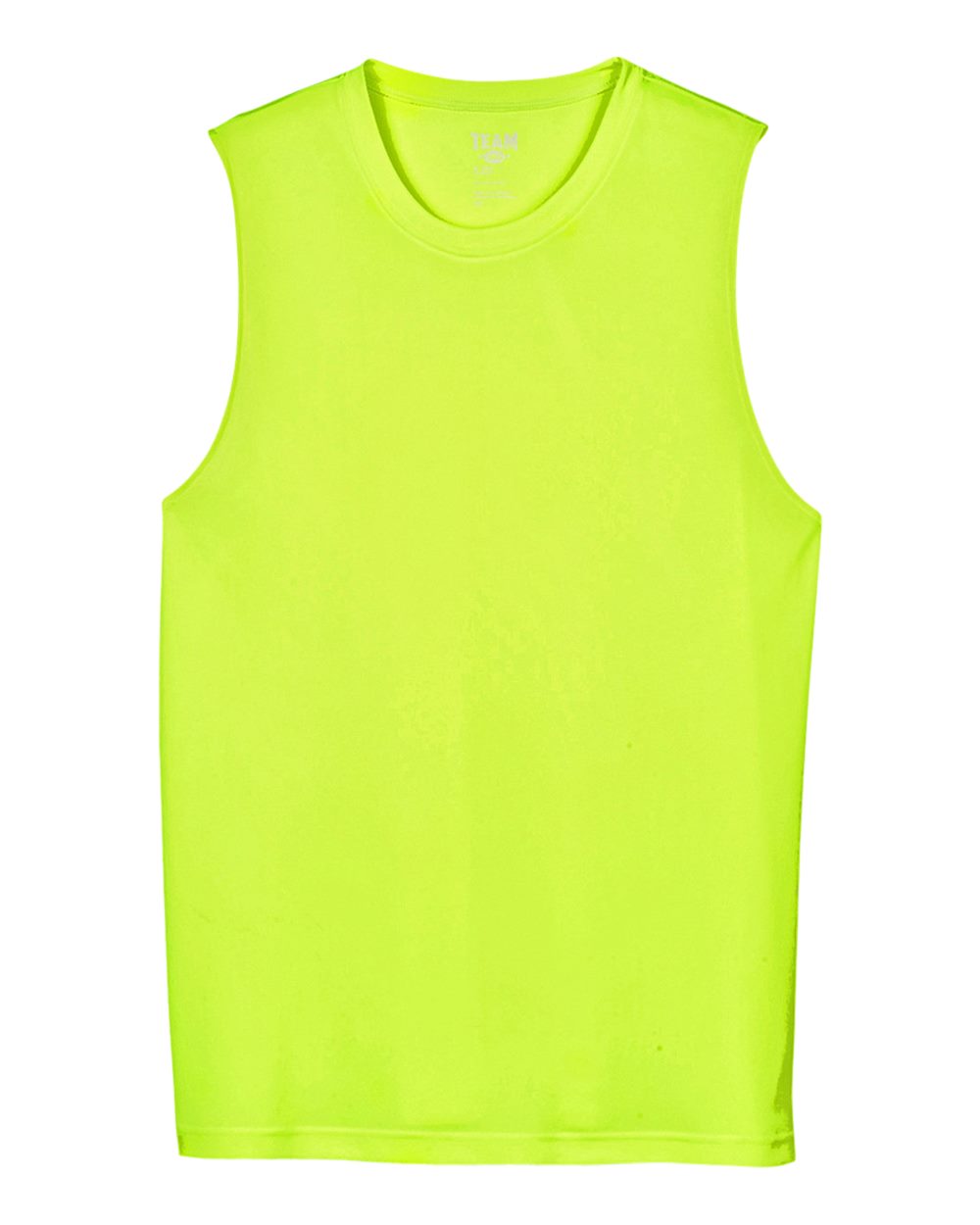 Team 365 Men's Zone Performance Muscle T-Shirt - Safety Yellow