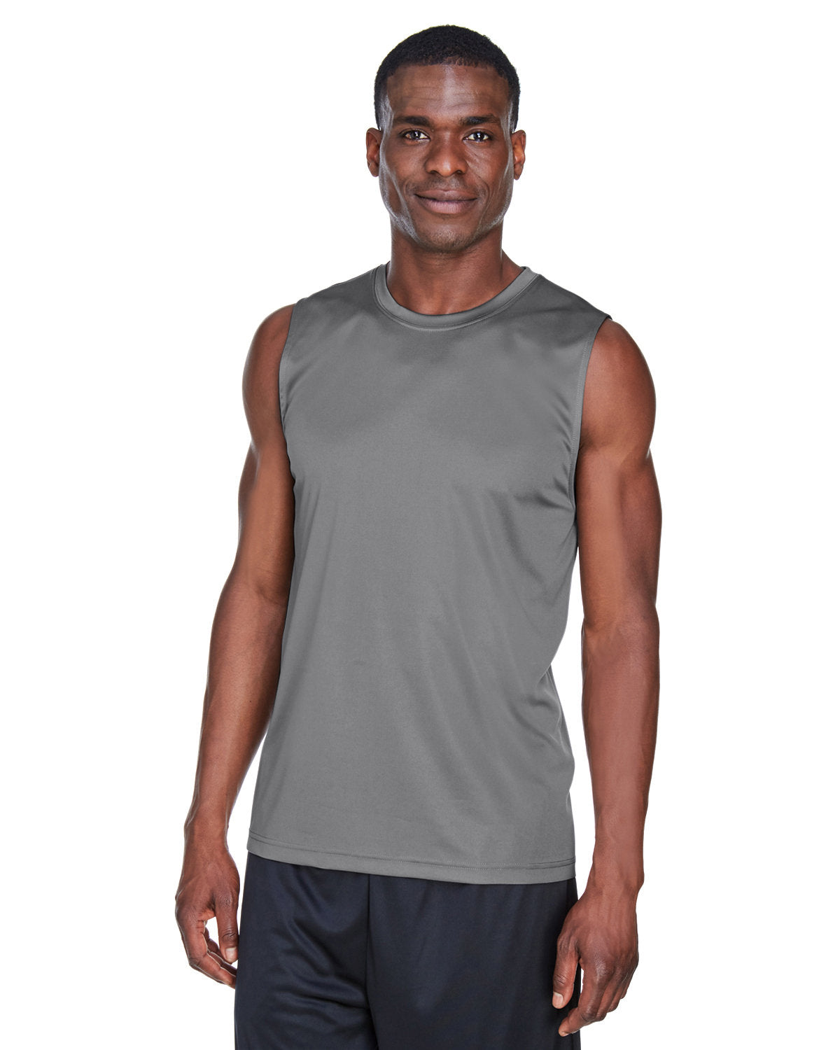 Team 365 Men's Zone Performance Muscle T-Shirt - Sport Graphite