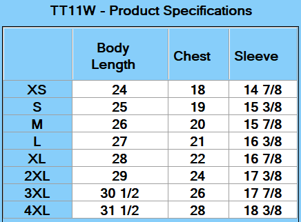 Team 365 Ladies' Performance Tee - Specs