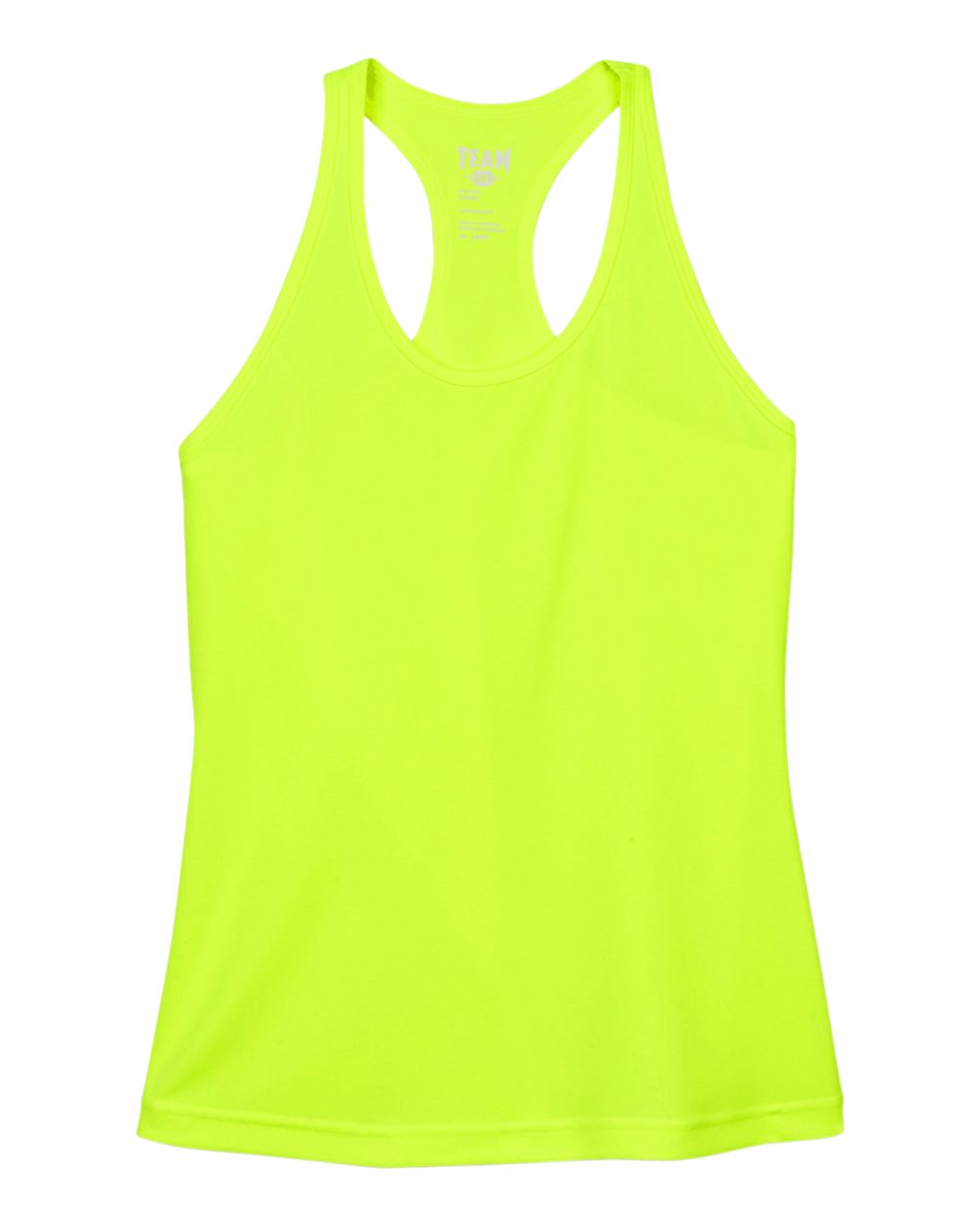 Team 365 Ladies' Zone Performance Racerback Tank - Safety Yellow