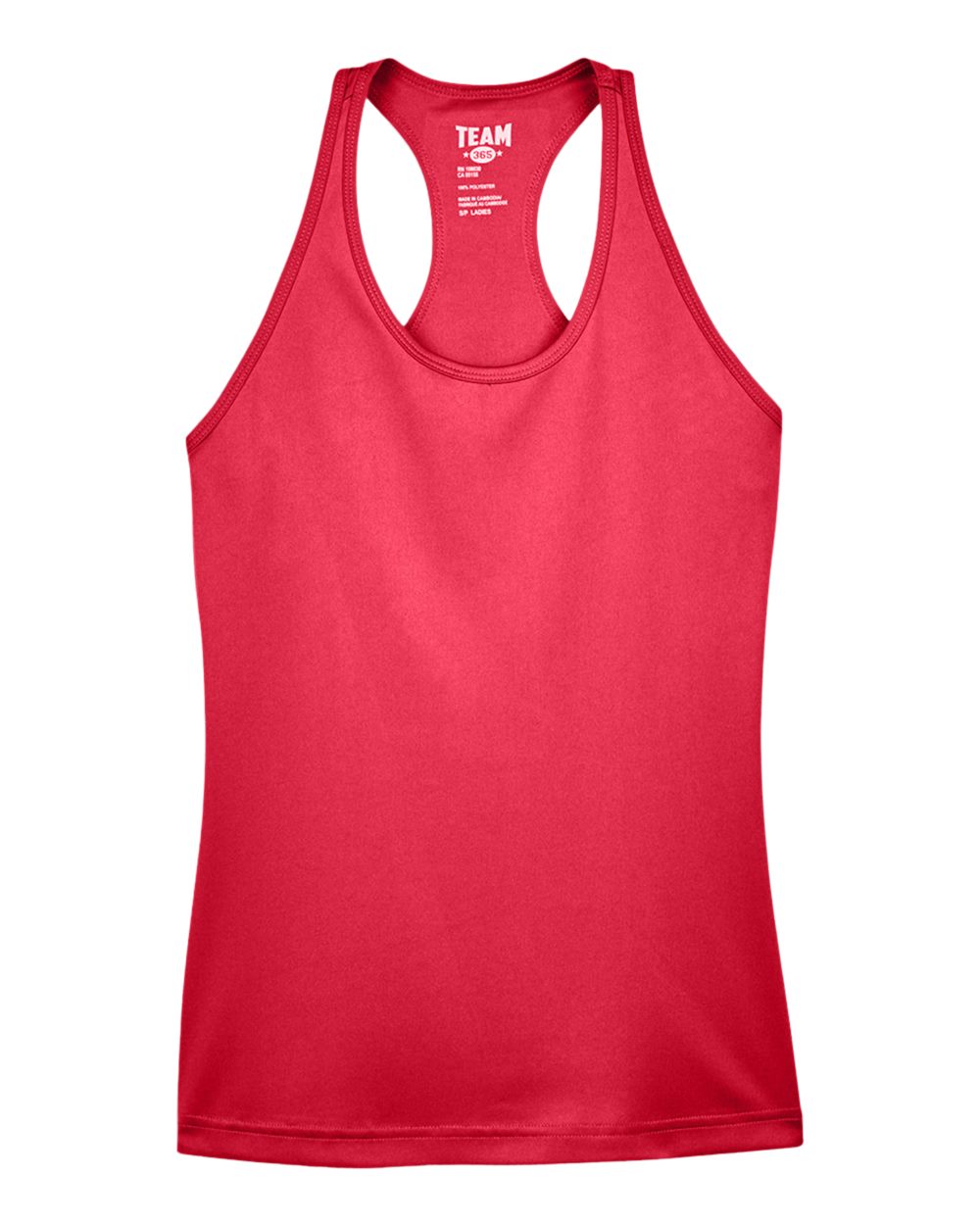 Team 365 Ladies' Zone Performance Racerback Tank - Sport Red