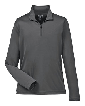 Team 365 Youth Zone Performance Quarter-Zip - Sport Graphite