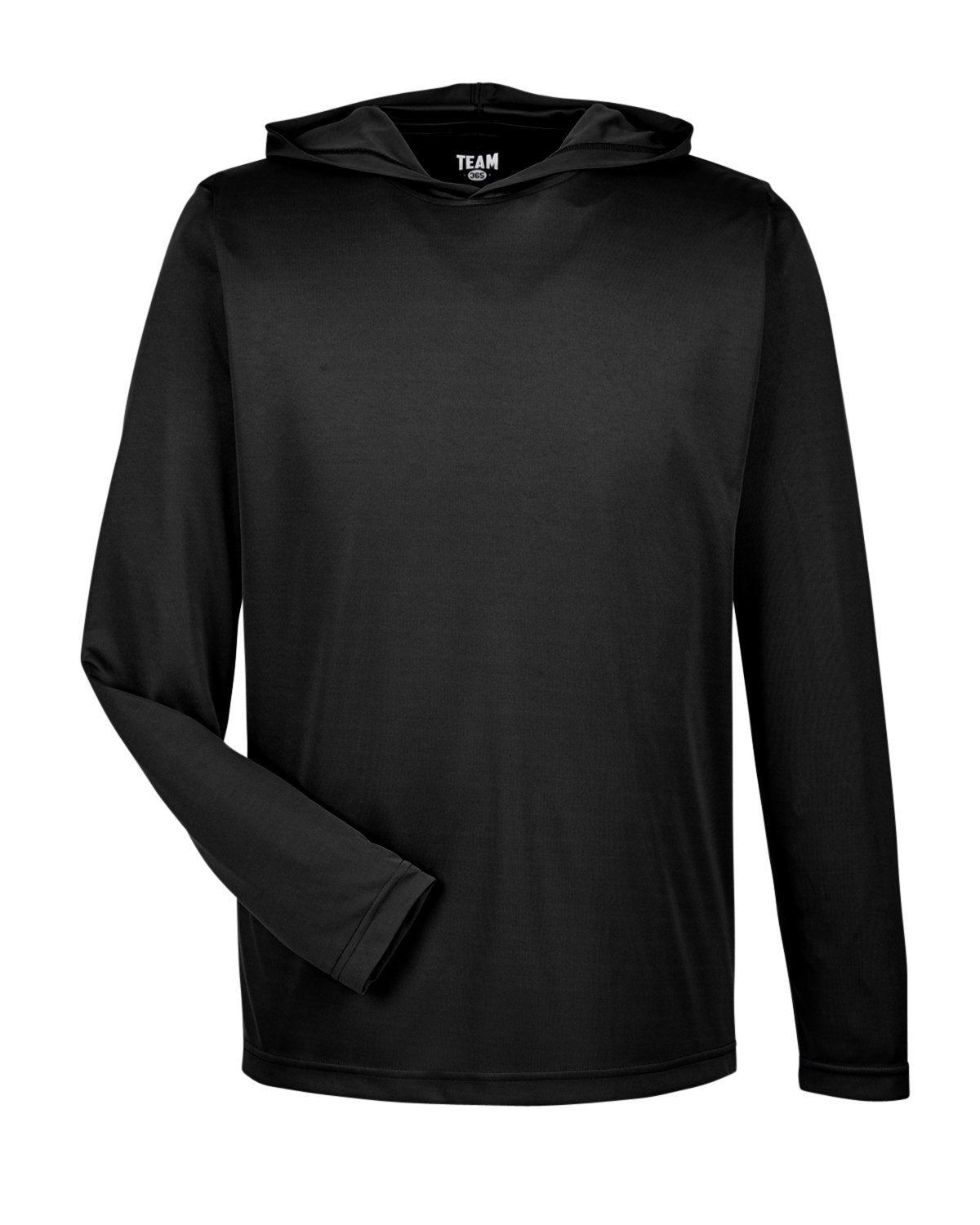 Team 365 Men's Zone Performance Hooded T-Shirt - Black