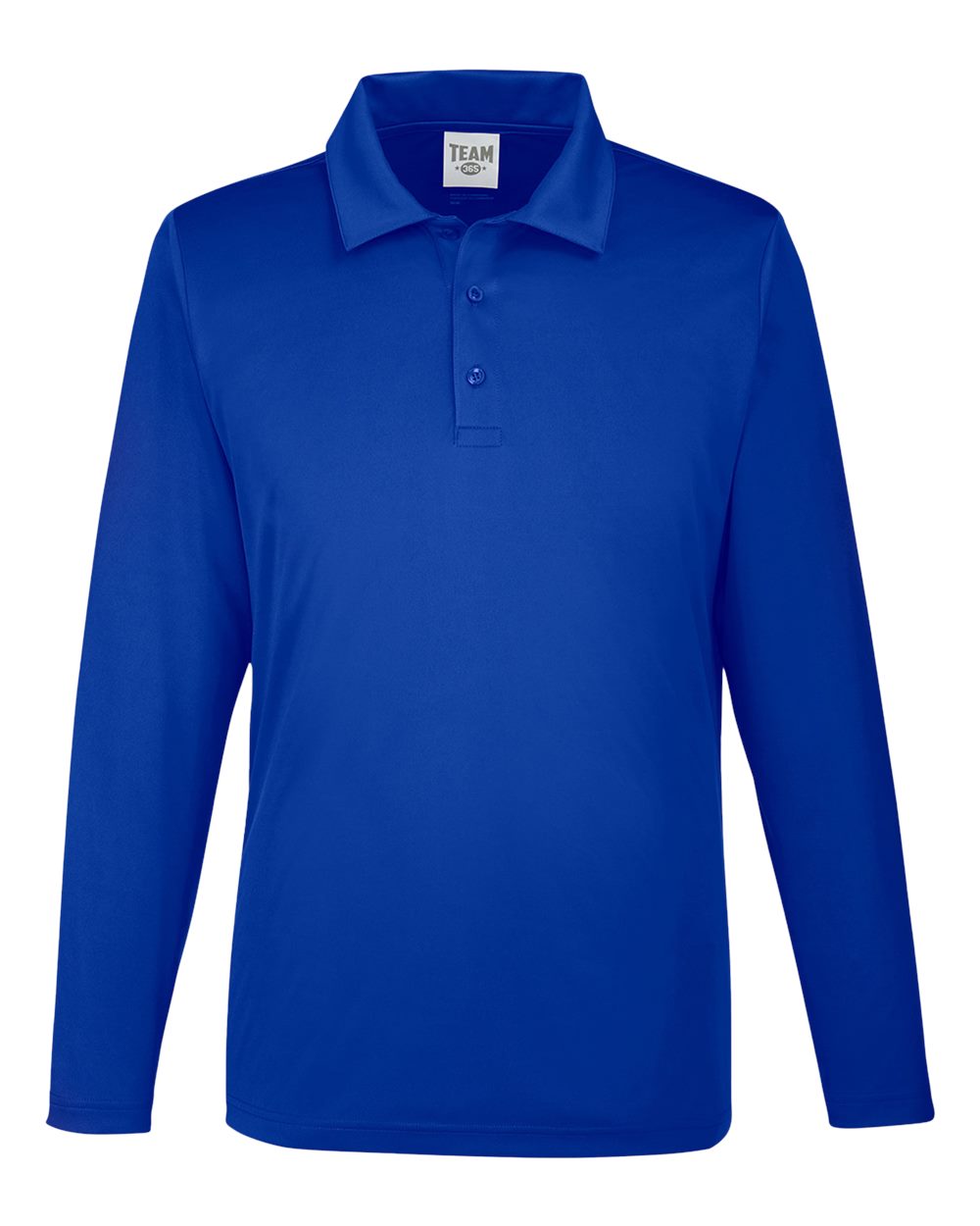 Team 365 Men's Zone Performance Long Sleeve Polo - Sport Royal