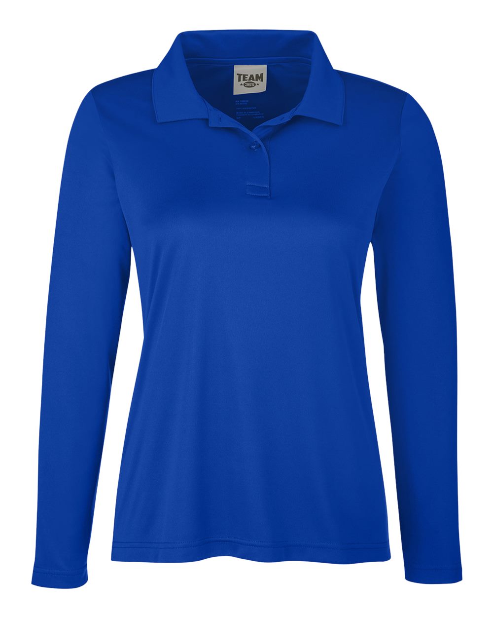 Team 365 Ladies' Zone Performance Long Sleeve Polo - Sport Royal