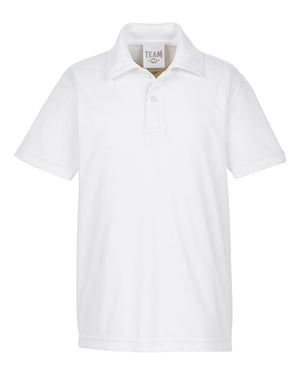 Team 365 Youth Zone Performance Polo - White