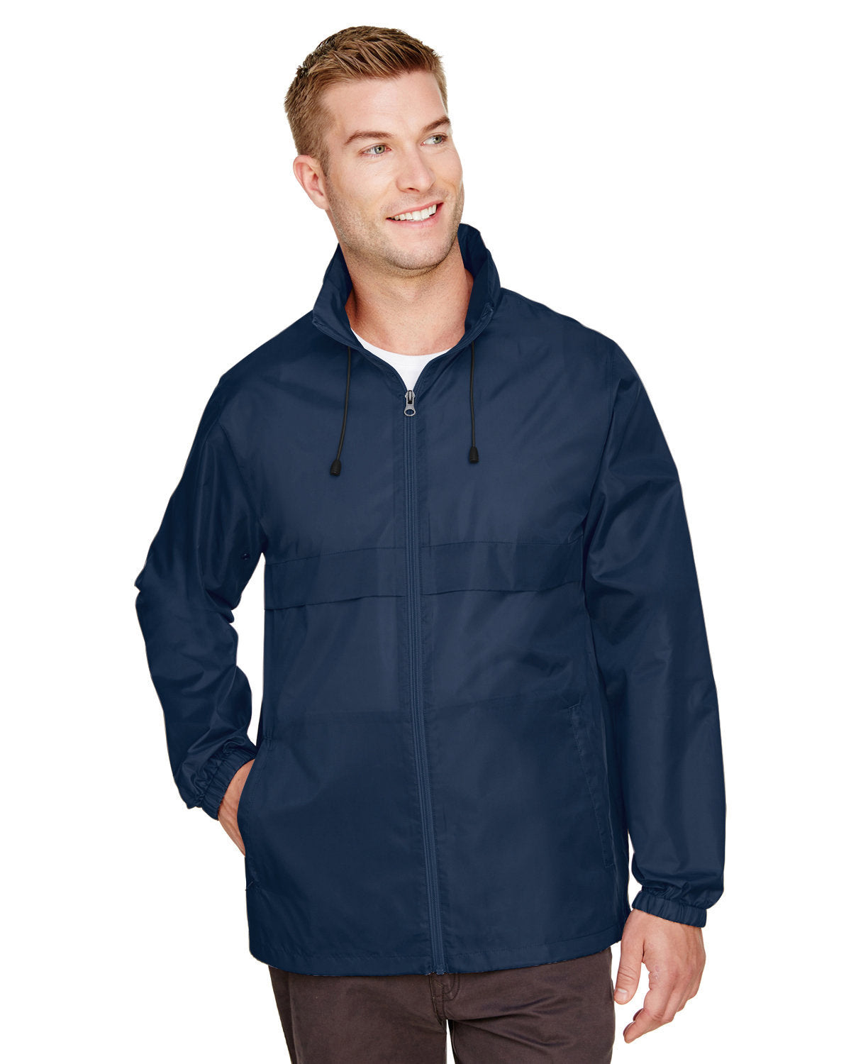 Team 365 Adult Zone Protect Lightweight Jacket - Sport Dark Navy