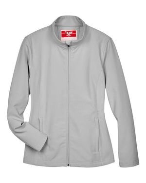 Team 365 Ladies' Leader Soft Shell - Sport Silver