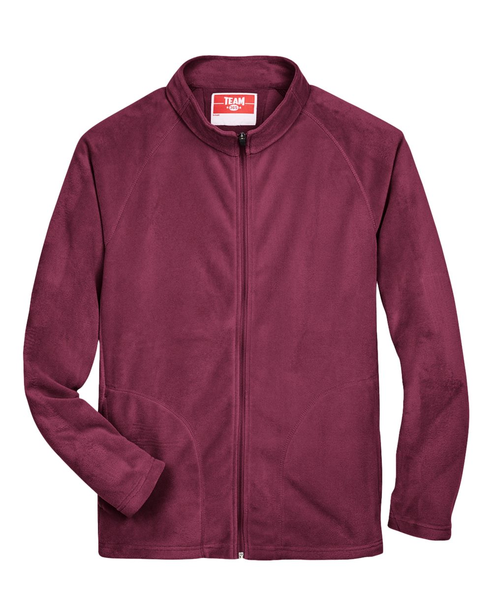 Team 365 Men's Campus Microfleece Jacket - Sport Maroon