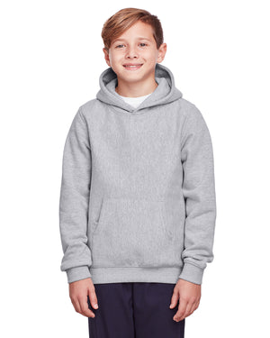 Team 365 Youth Zone HydroSport™ Heavyweight Pullover Hooded Sweatshirt - Athletic Heather