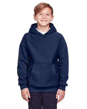 Team 365 Youth Zone HydroSport™ Heavyweight Pullover Hooded Sweatshirt - Sport Dark Navy